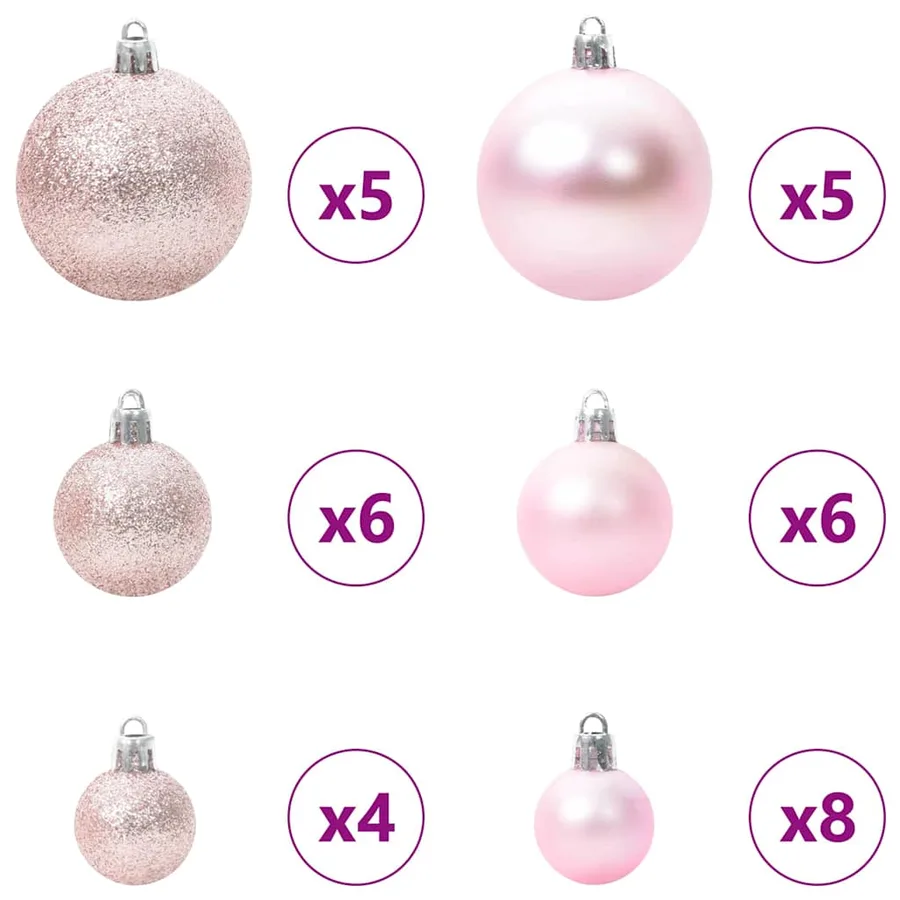 Sapin de Noël avec 150 LED avec support Vert 150 cm PE - 6