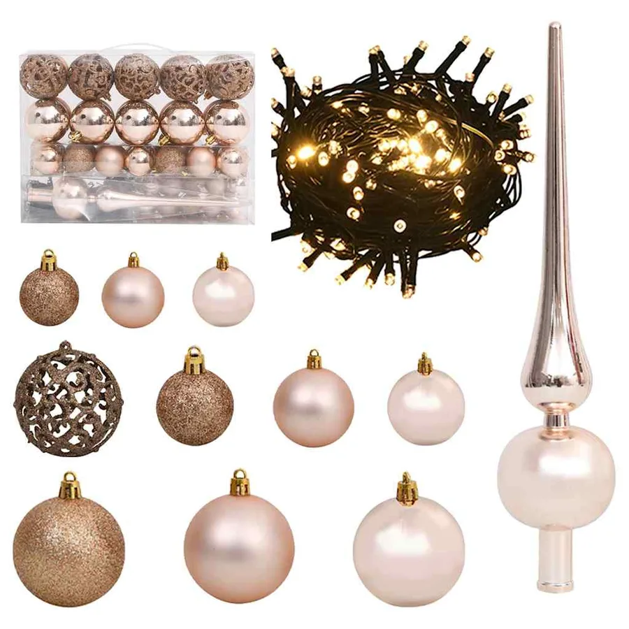 Sapin de Noël artificiel avec 150 LED Vert 150 cm PE et PVC - 6