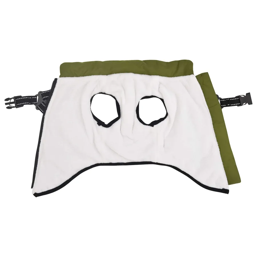 Manteau pour chien Vert armée L40 Fleece et Polyester - 3