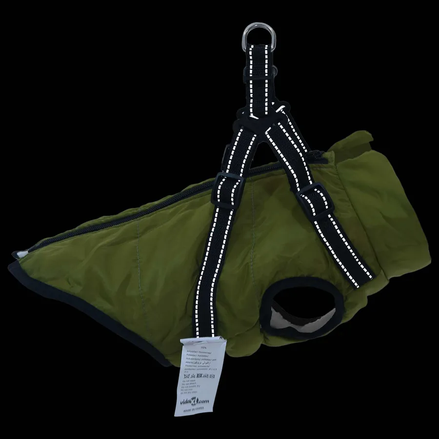 Manteau pour chien Vert armée L40 Fleece et Polyester - 9