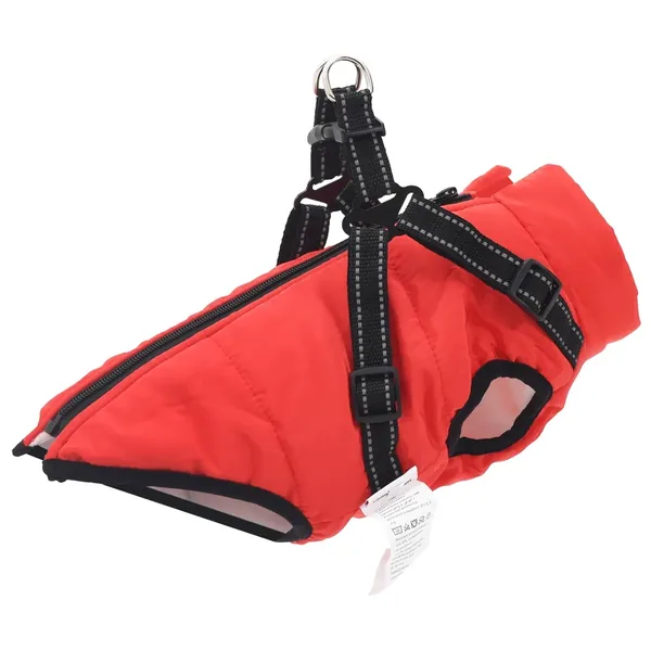 Manteau pour chien Rouge L28 Fleece et Polyester