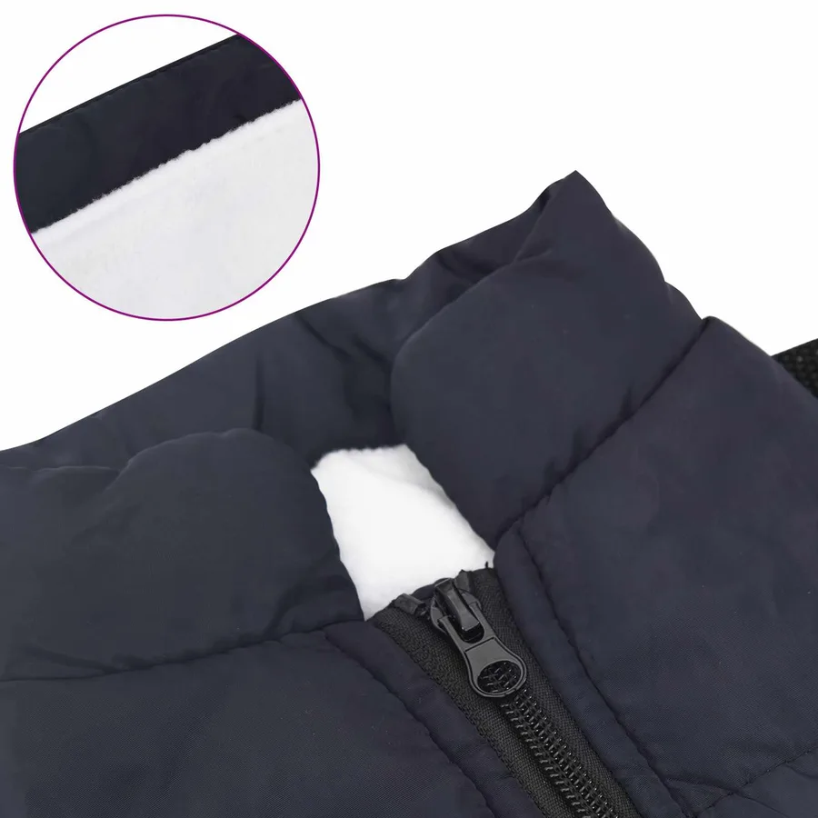Manteau pour chien Bleu marine L36 Fleece et Polyester - 7