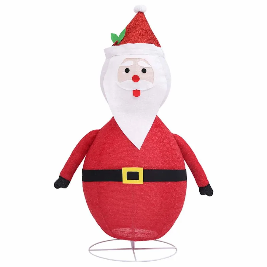Décoration de Noël Figurine Père Noël LED Tissu de luxe 60 cm - 5