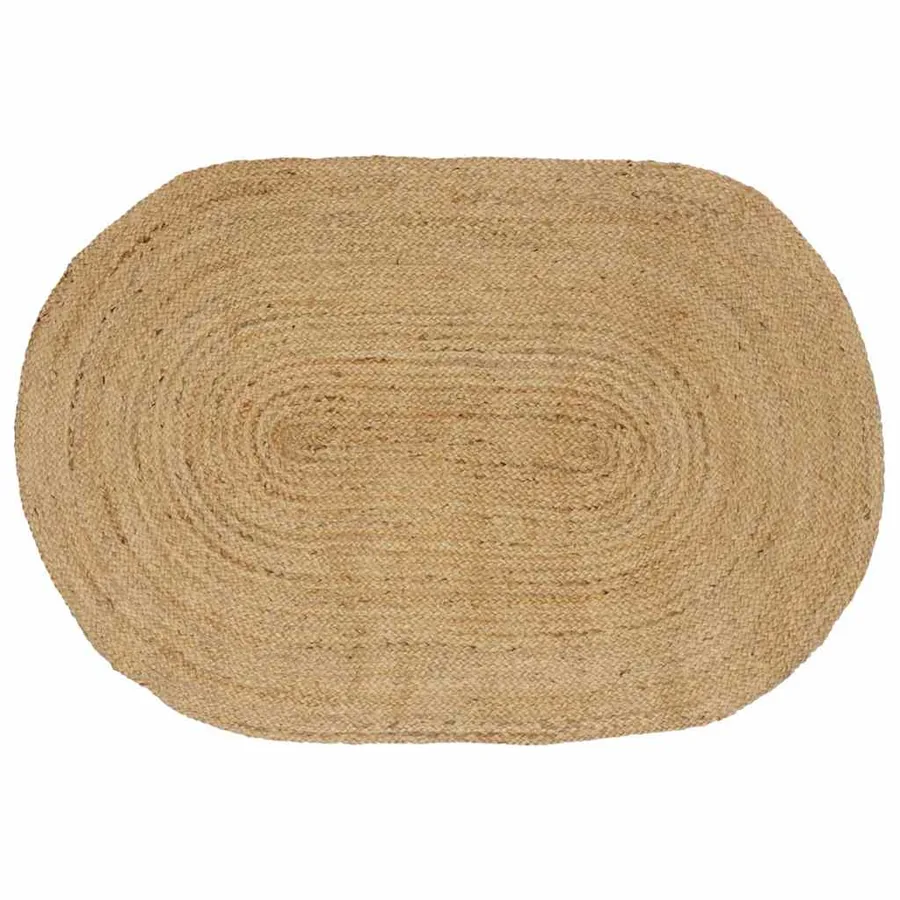 Tapis de surface Naturel 152 x 245 cm Jute