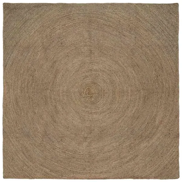 Tapis de surface Gris 200 x 200 cm Jute