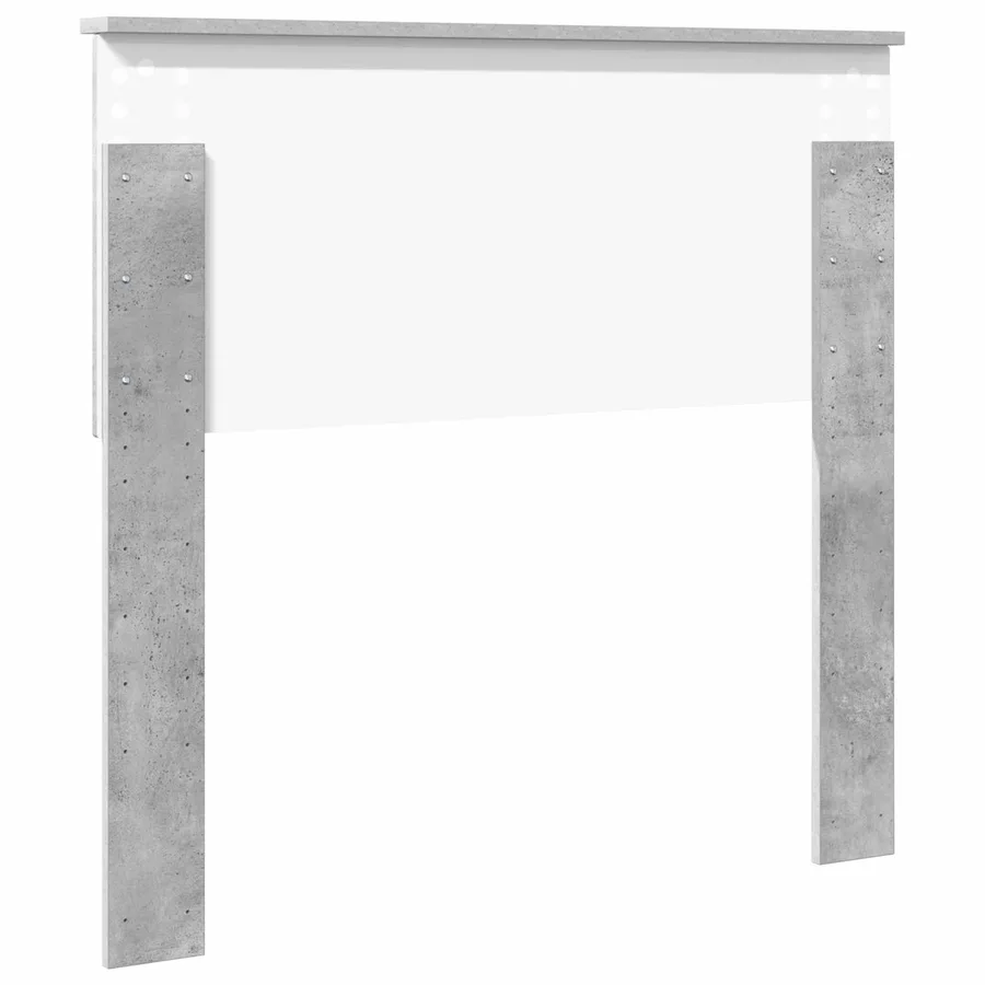 Tête de lit Gris béton Bois d'ingénierie - 6