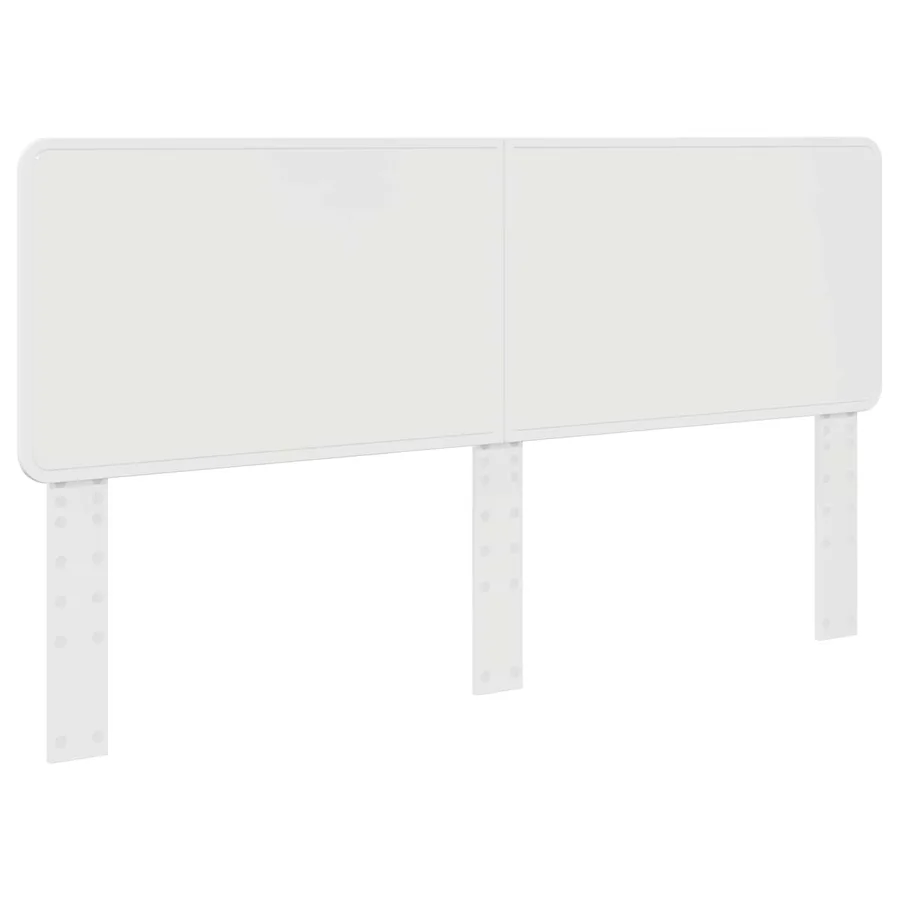 Cadre de lit Blanc 180 x 200 cm Bois de pin massif - 6