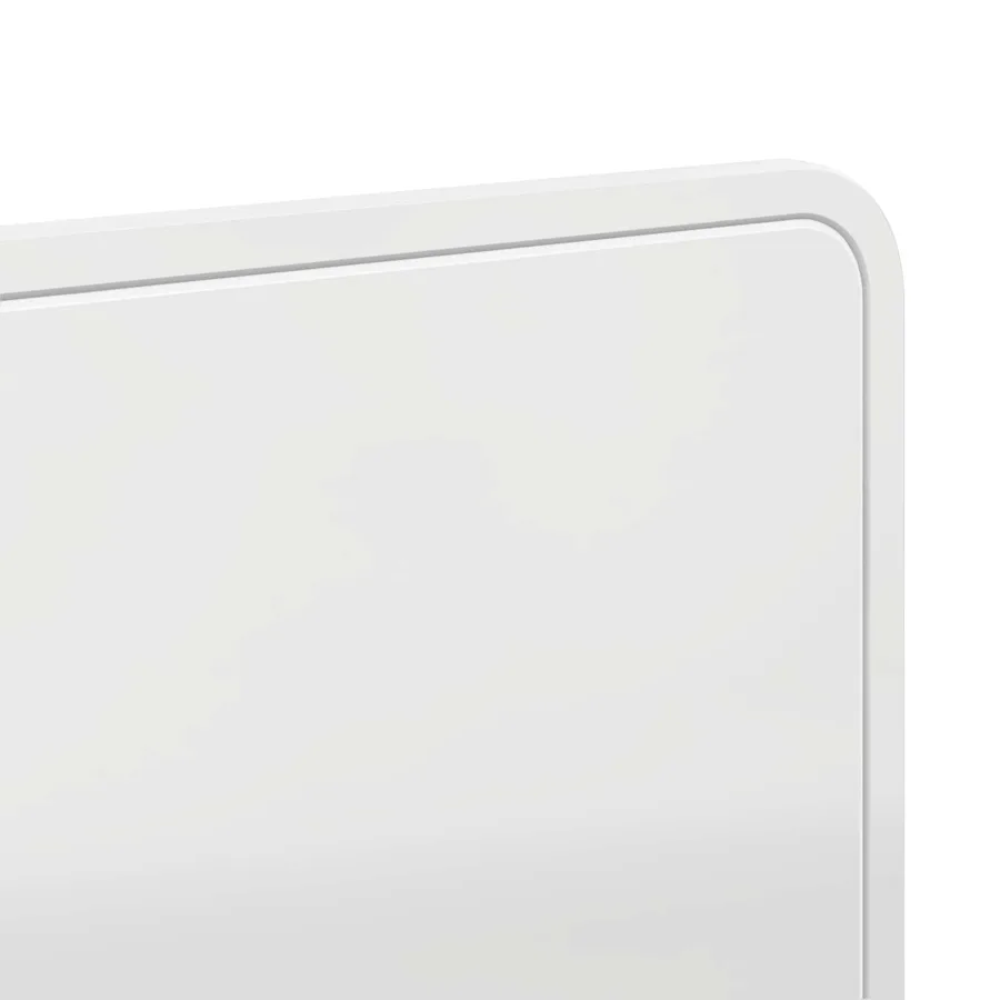 Tête de lit Blanc Brillant Bois d'ingénierie - 7
