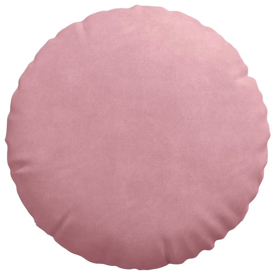 Coussins de siège 2 pcs Rose Ø 80 x 29 cm Velours - 6