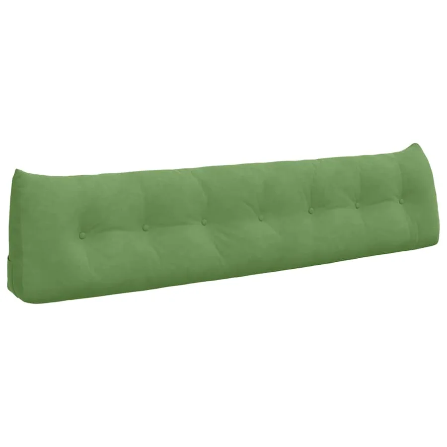 Coussin de Dos Vert clair 200 x 24 x 50 cm Velours - 2