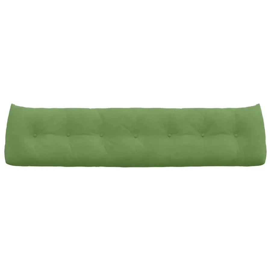Coussin de Dos Vert clair 200 x 24 x 50 cm Velours - 6