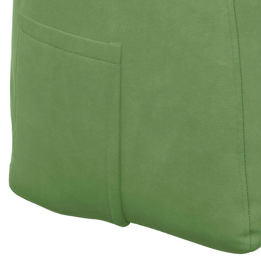 Coussin de Dos Vert clair 200 x 24 x 50 cm Velours - 9