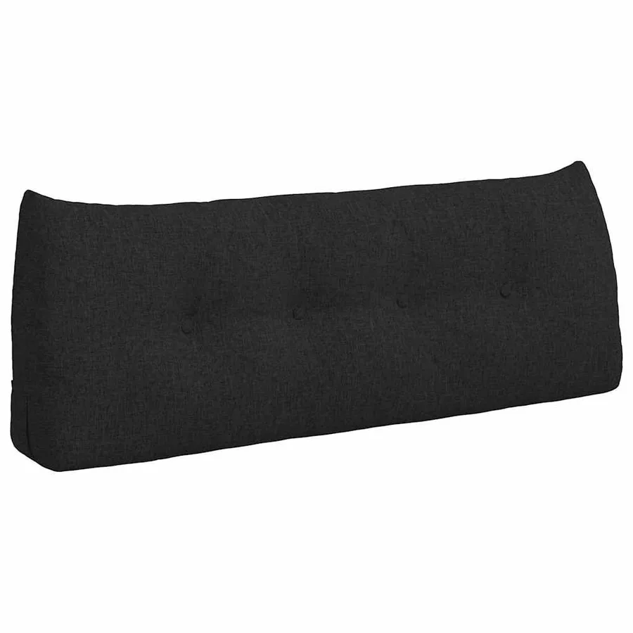 Coussin de Dos Noir 120 x 24 x 50 cm tissu - 2