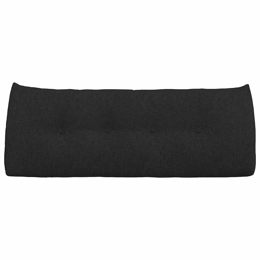 Coussin de Dos Noir 120 x 24 x 50 cm tissu - 6