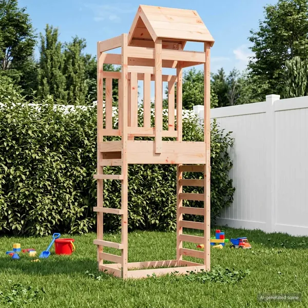 Tour de jeu Marron 52,5 x 85 x 238 cm Bois solide de Douglas