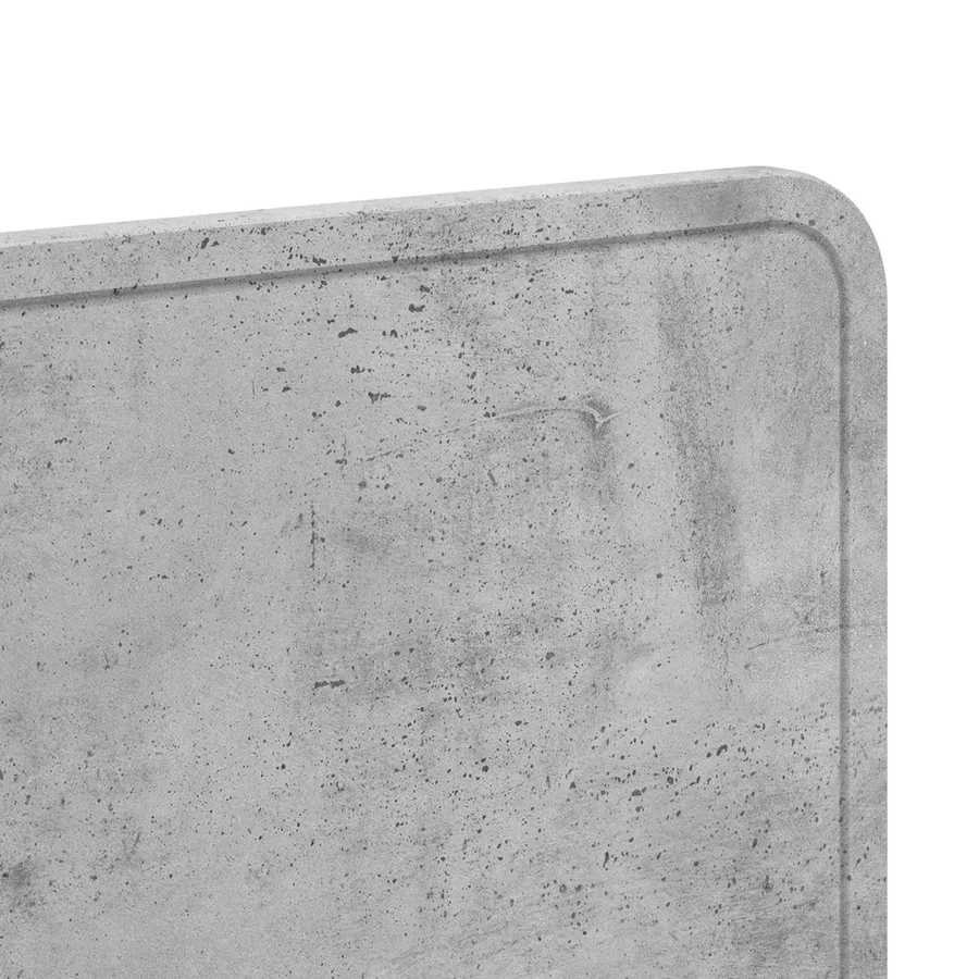 Tête de lit Gris béton Bois d'ingénierie - 7