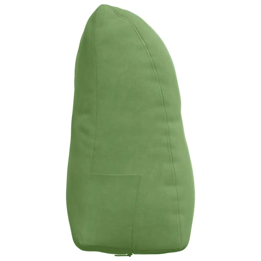 Coussin de Dos Vert clair 45 x 24 x 50 cm Velours - 7