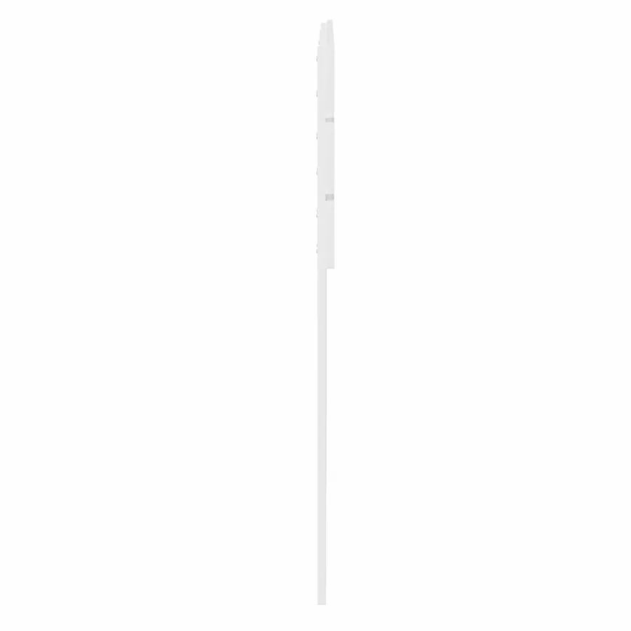 Tête de lit Blanc Bois d'ingénierie - 5