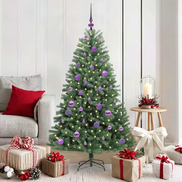 Sapin de Noël Artificiel à Branches Articulées Vert 150 cm