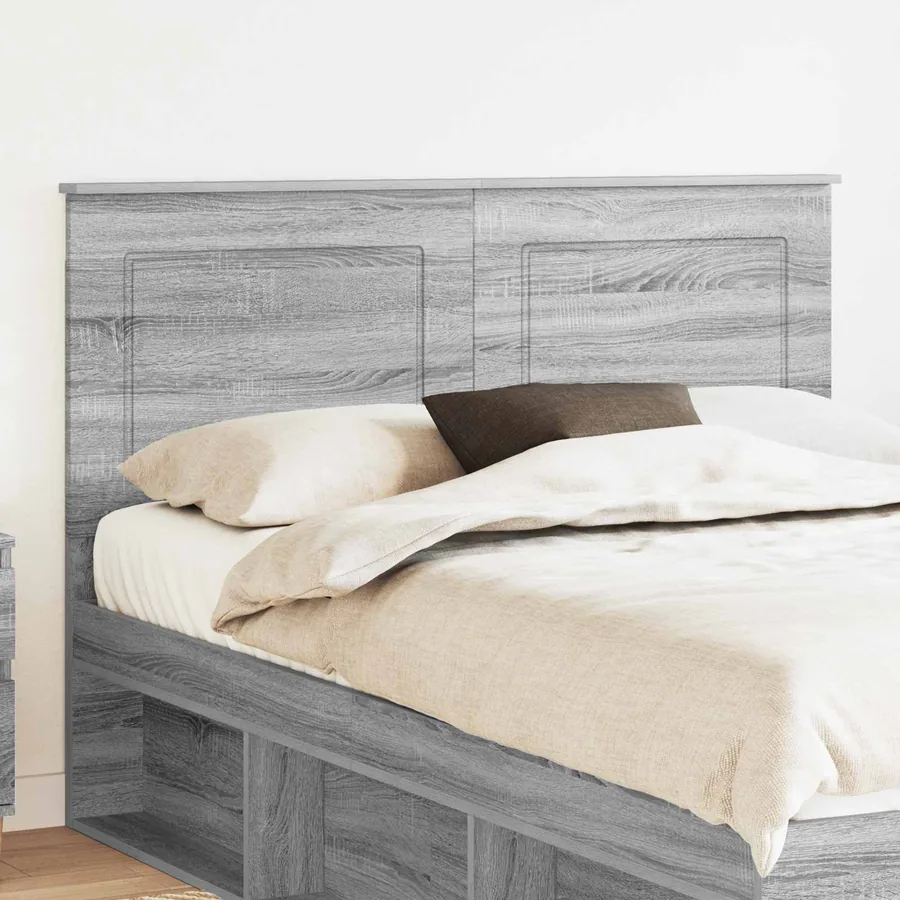 Tête de lit Gris Sonoma 100 cm Bois d’ingénierie