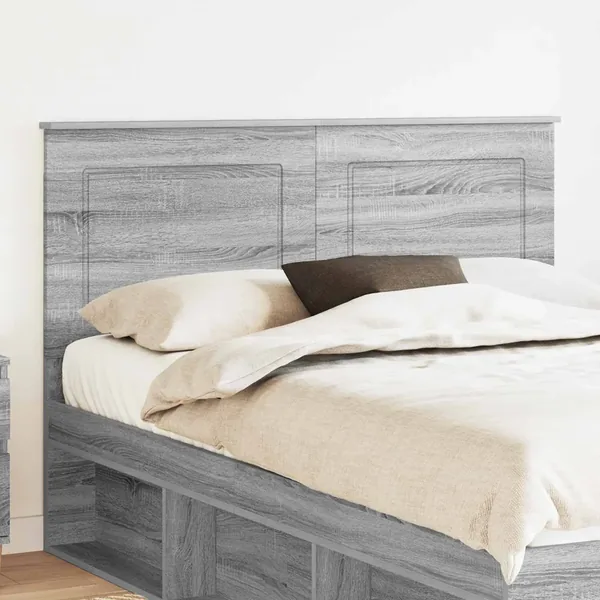 Tête de lit Gris Sonoma 100 cm Bois d’ingénierie