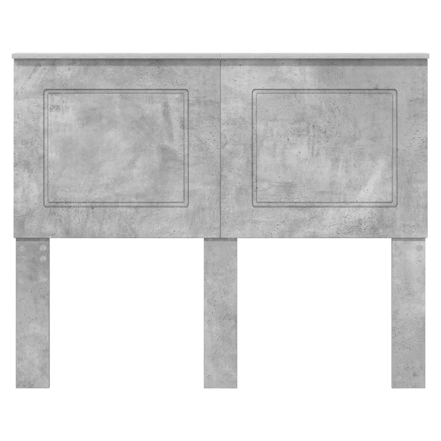 Tête de lit Gris Béton 100 cm Bois d’ingénierie - 4