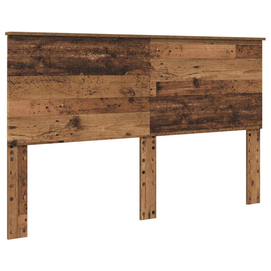 Cadre de lit Bois ancien 160 x 200 cm Bois de pin massif - 6