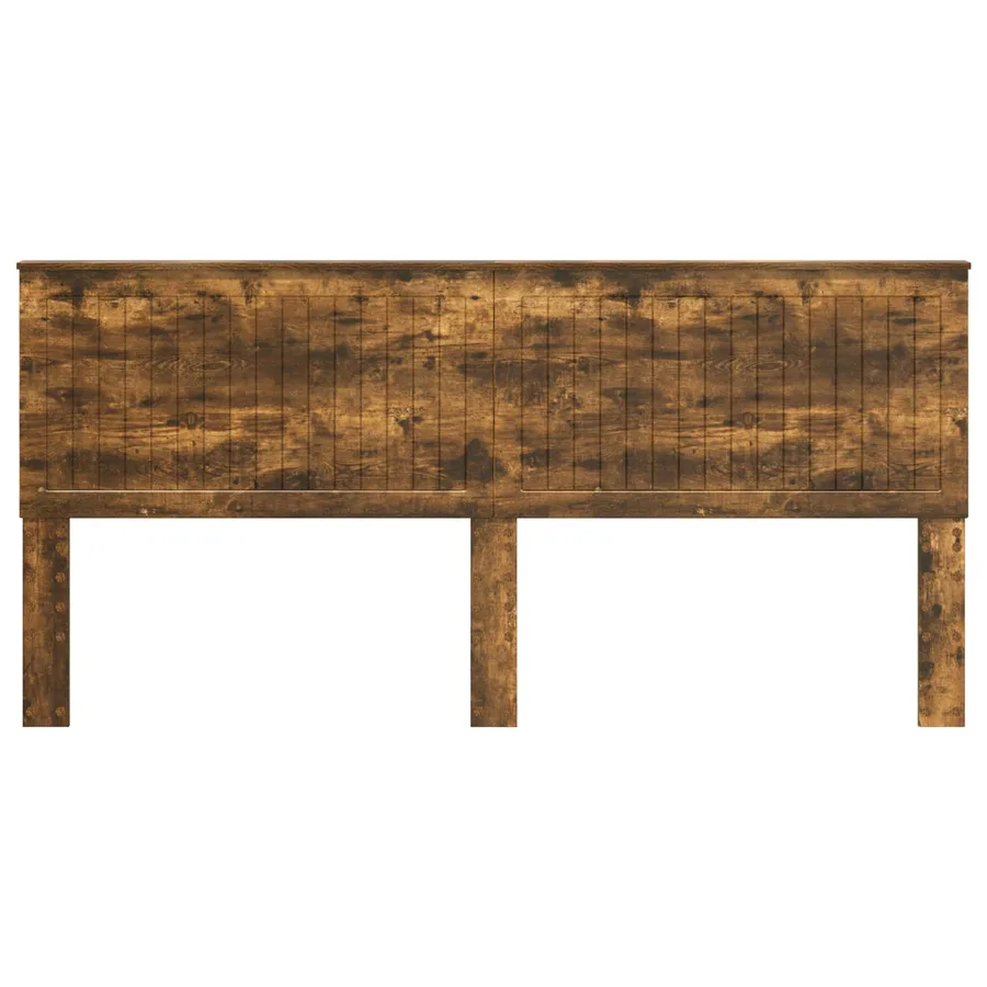 Tête de lit Chêne fumé 200 cm Bois d'ingénierie - 4