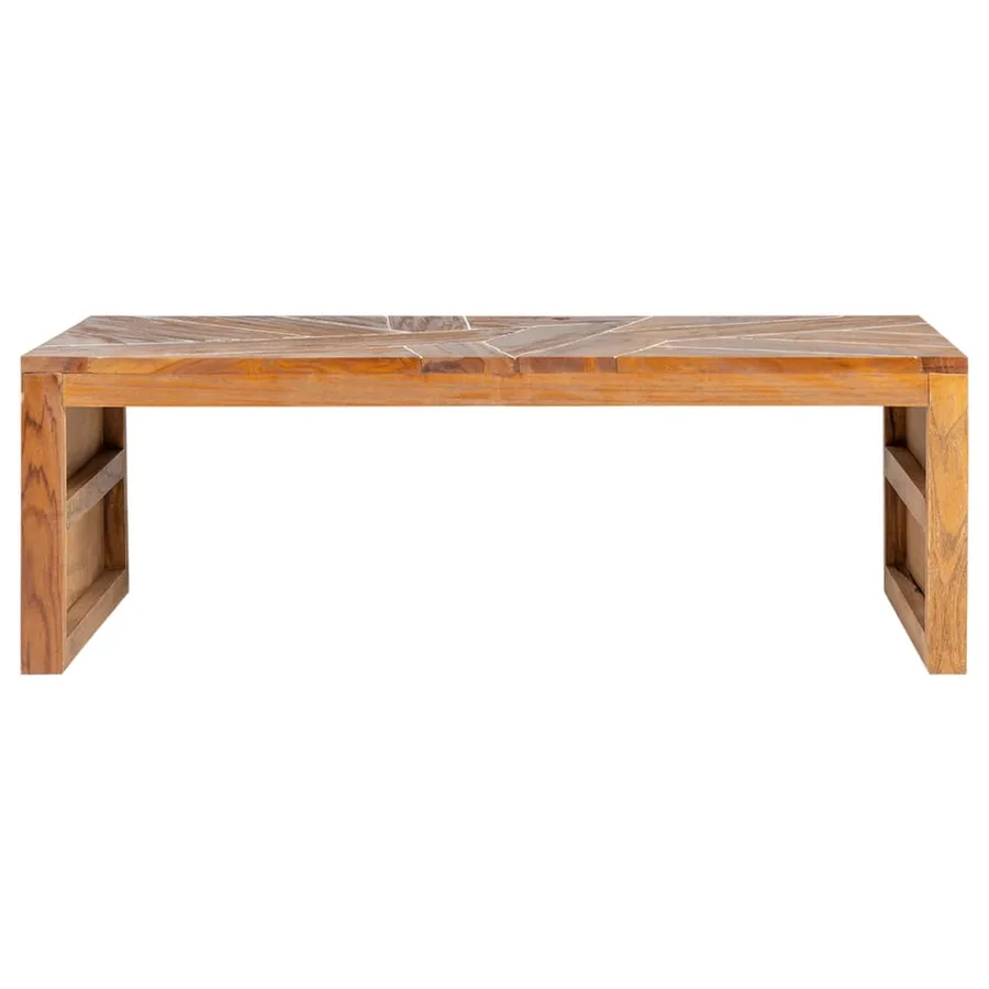 Meuble TV 110x60x38 cm Bois de teck massif - 2