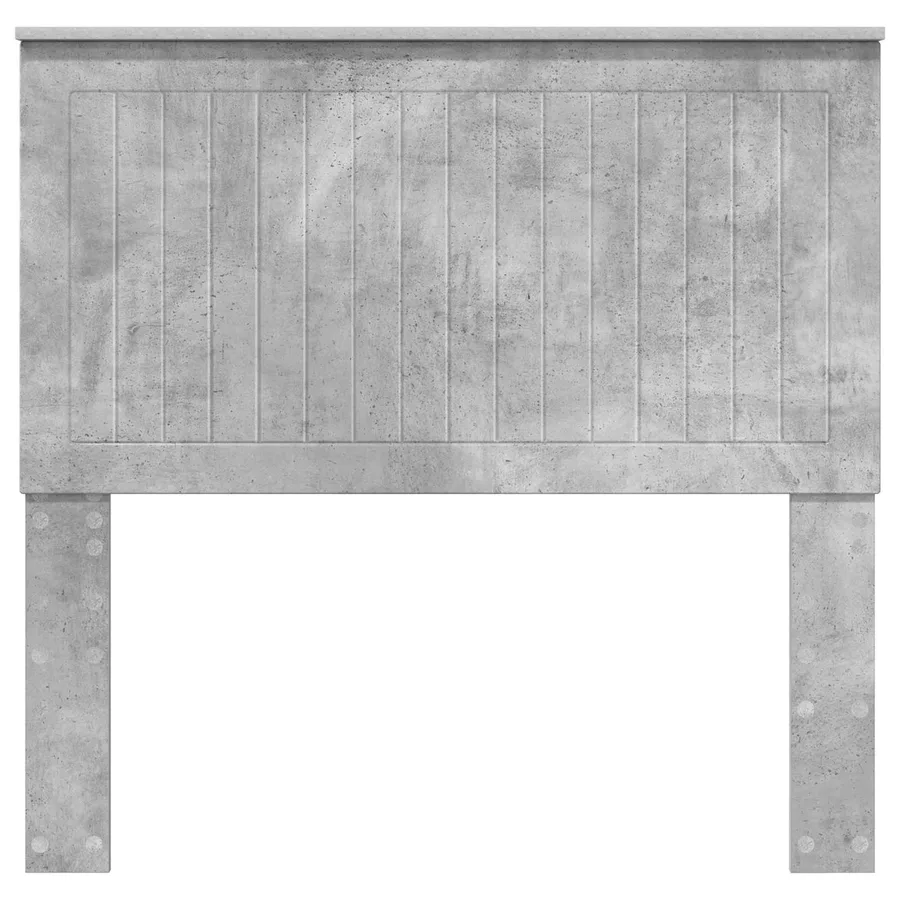 Tête de lit Gris béton 100 cm Bois d'ingénierie - 4