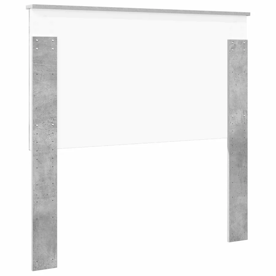 Tête de lit Gris béton 100 cm Bois d'ingénierie - 6