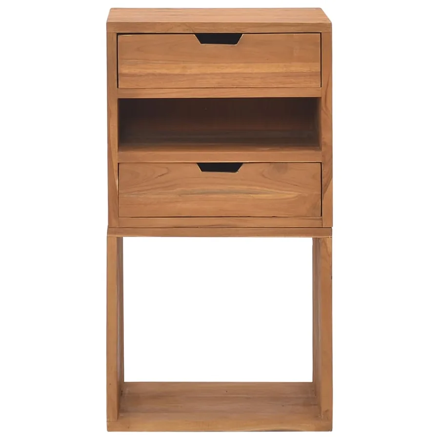 Armoire de rangement 40x30x76 cm Bois de teck massif - 3