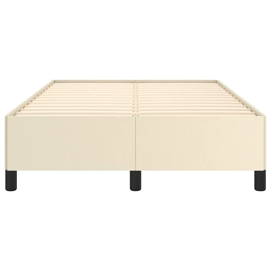 Cadre de lit sans matelas crème 120x190 cm similicuir - 5