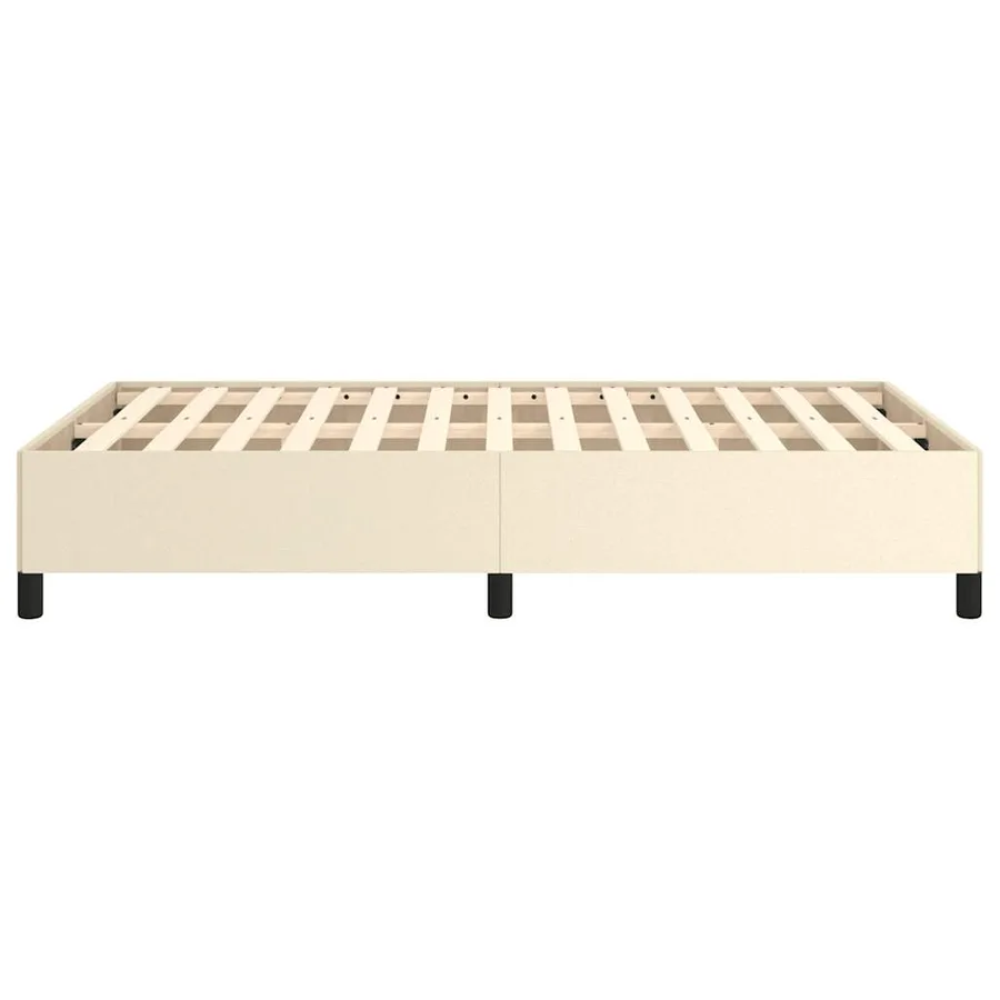 Cadre de lit sans matelas crème 120x190 cm similicuir - 6