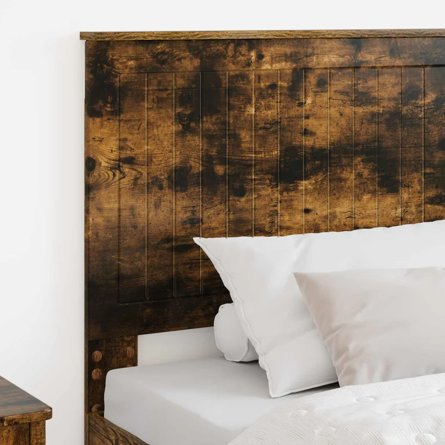 Tête de lit Chêne fumé 100 cm Bois d'ingénierie - 3