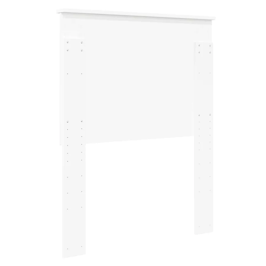 Tête de lit avec tête de lit Blanc 75 cm Bois d'ingénierie - 6