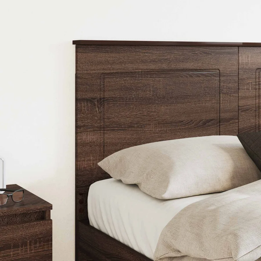 Tête de lit Chêne brun 100 cm Bois d’ingénierie - 3