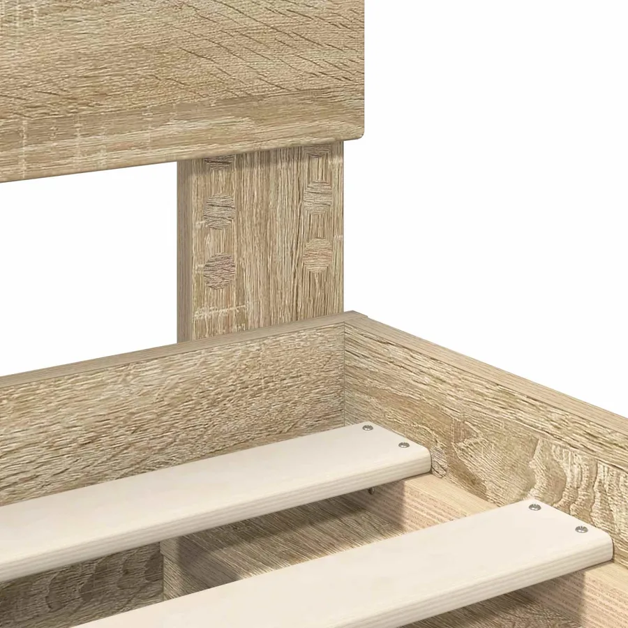 Cadre de lit Sonoma 100 x 200 cm Bois de pin massif - 10