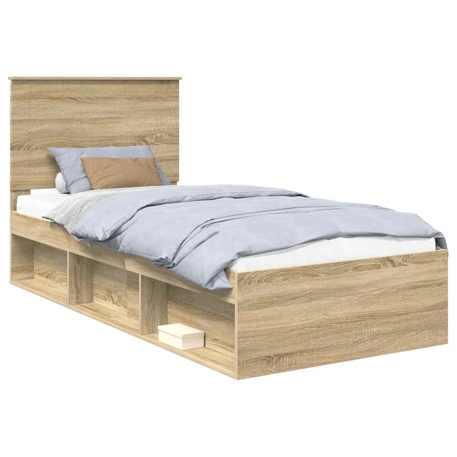 Cadre de lit Sonoma 100 x 200 cm Bois de pin massif - 2