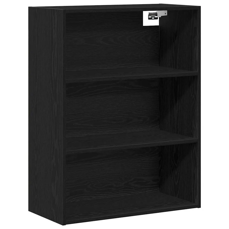 Haut Armoire 2 pcs Chêne noir Bois d'ingénierie - 5