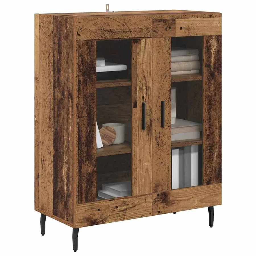 Buffet Bois Ancien 69,5 x 34 x 90 cm Bois d'ingénierie - 3