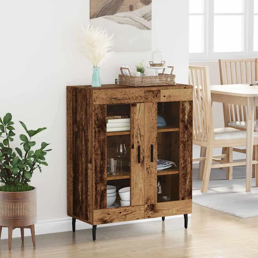 Buffet Bois Ancien 69,5 x 34 x 90 cm Bois d'ingénierie - 4