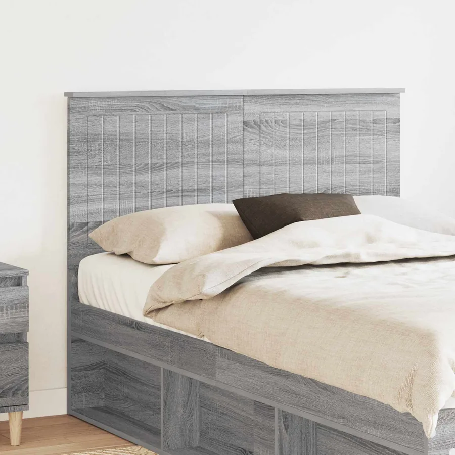 Tête de lit Gris Sonoma 135 cm Bois d'ingénierie