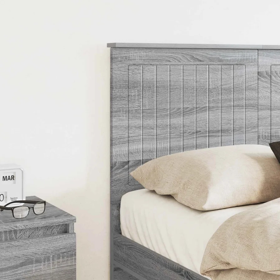 Tête de lit Gris Sonoma 135 cm Bois d'ingénierie - 3