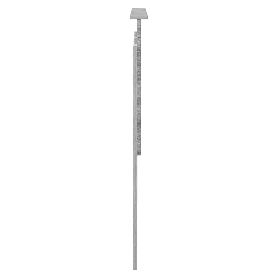 Tête de lit Gris Sonoma 135 cm Bois d'ingénierie - 5