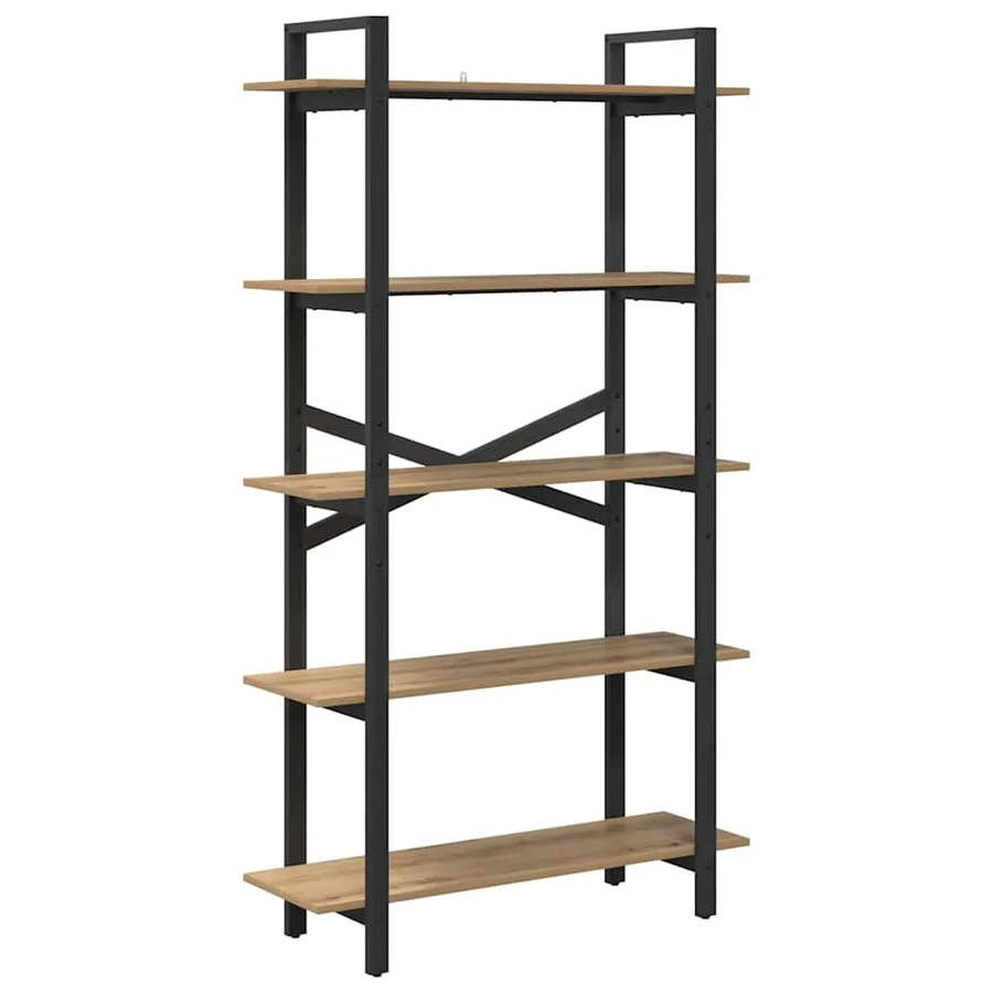 Étagère 5 niveaux 100 x 33,5 x 178 cm Bois d'ingénierie - 2