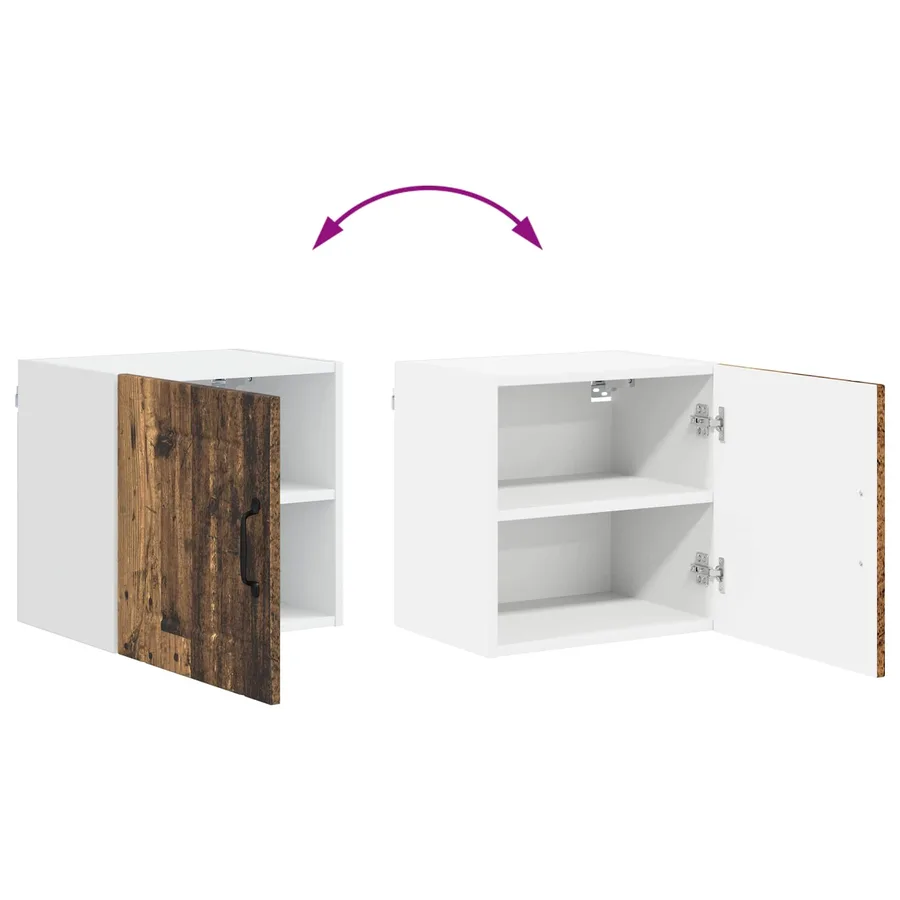 Meuble mural LUCCA Bois ancien 40 x 31 x 40 cm - 11