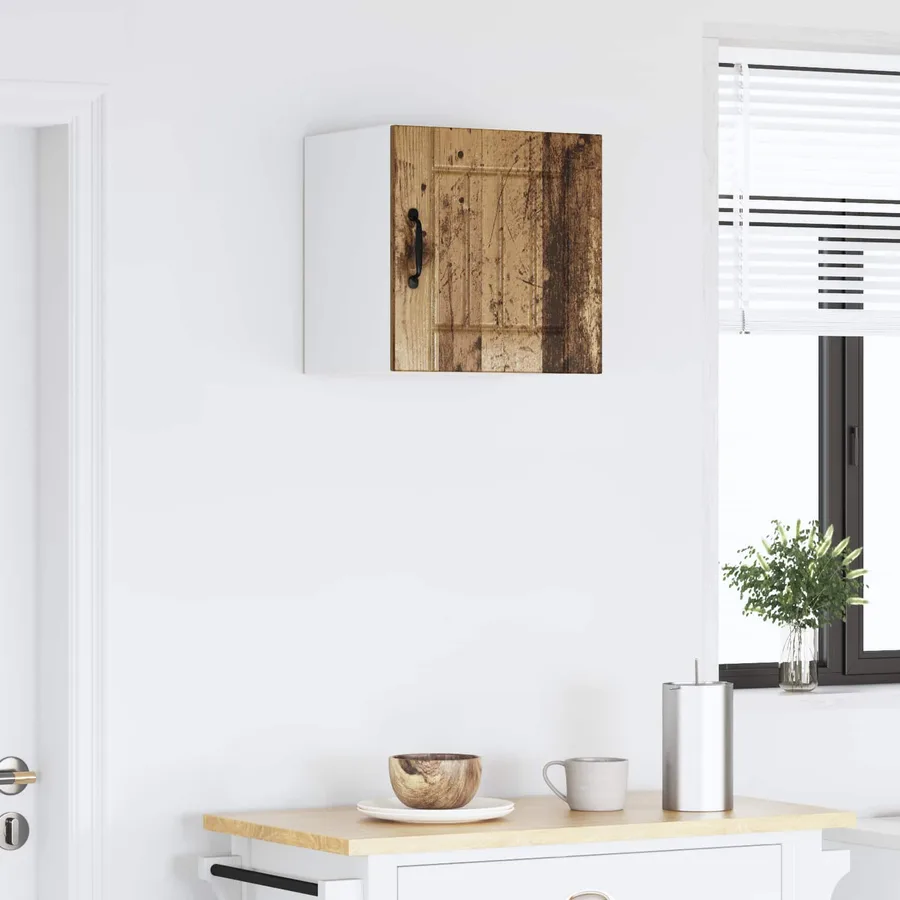 Meuble mural LUCCA Bois ancien 40 x 31 x 40 cm - 4