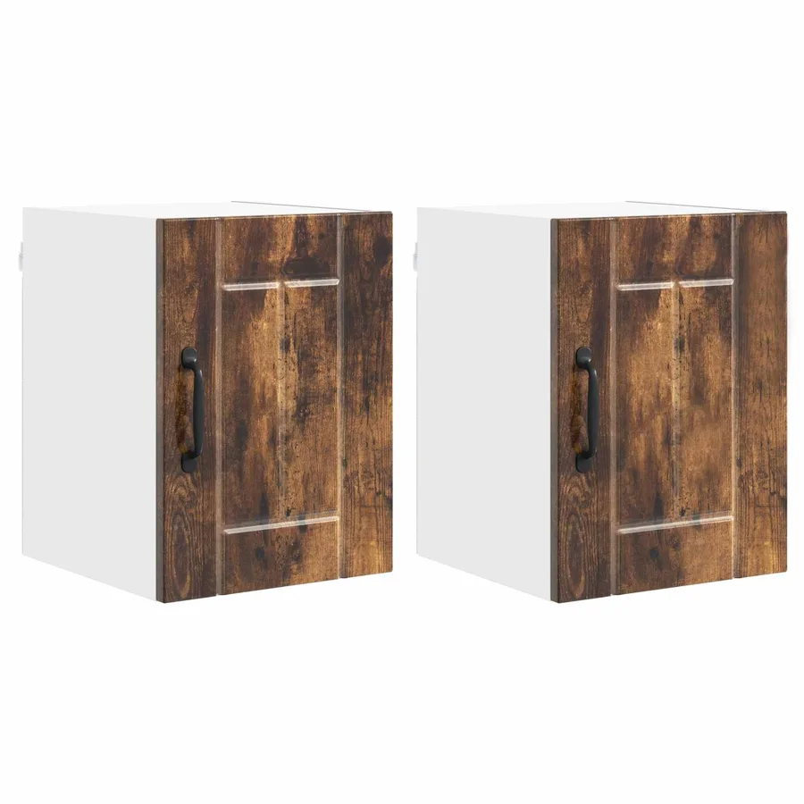 Meuble mural LUCCA 2 pcs Chêne fumé 30 x 31 x 40 cm - 2