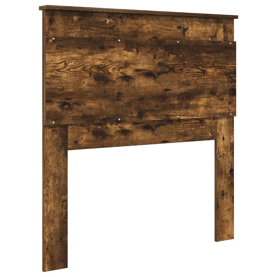Tête de lit avec tête de lit Chêne fumé 80 cm Bois d'ingénierie - 6